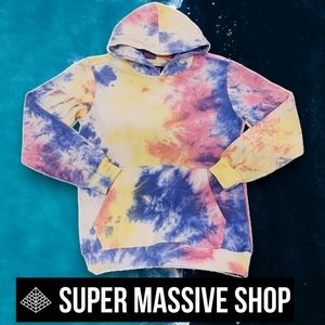 NEW "Super Massive" Tie-Dye Hoodie Size: Kids M (10/12)